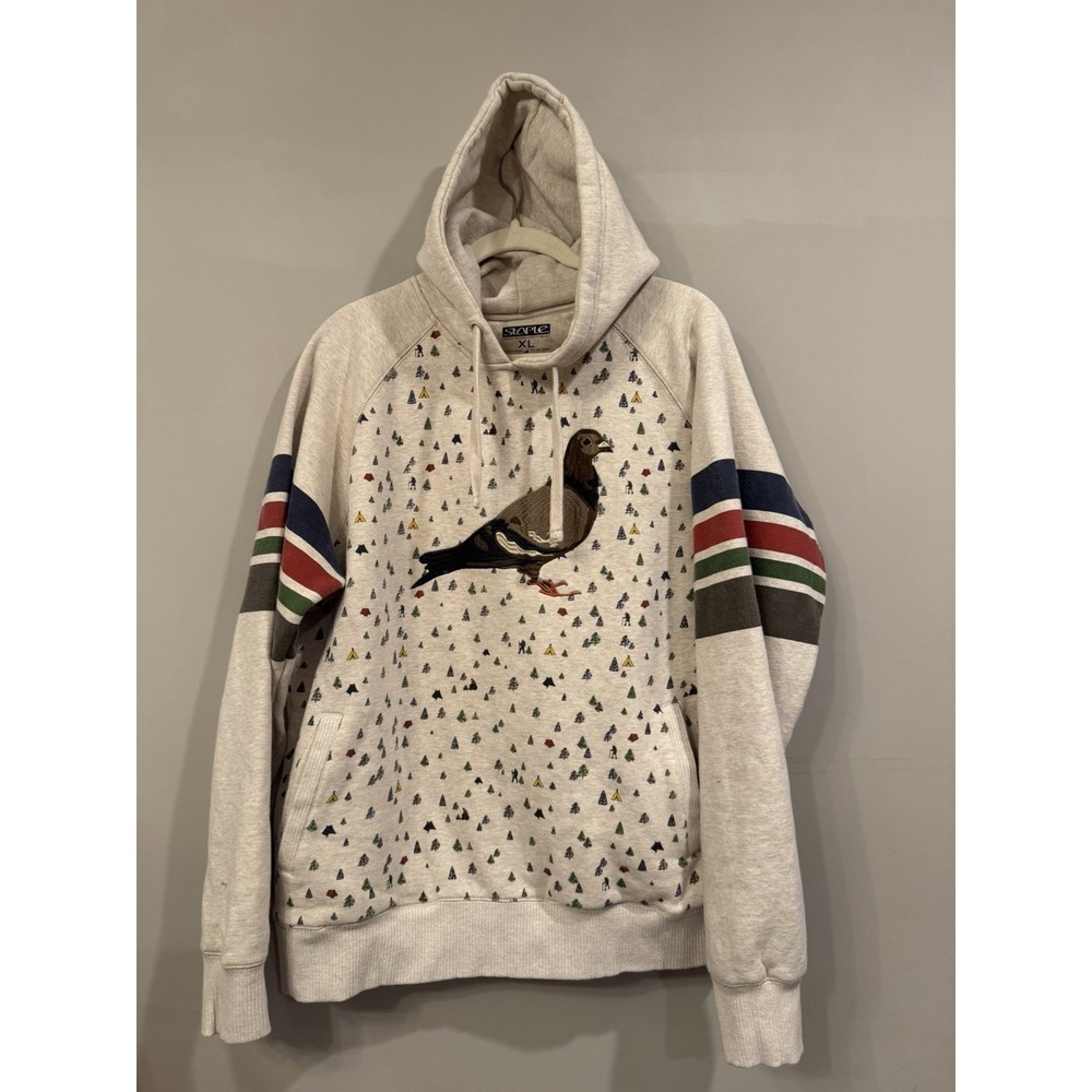 Staple Pigeon Brand Large Embroidered Pigeon Hoodie XL